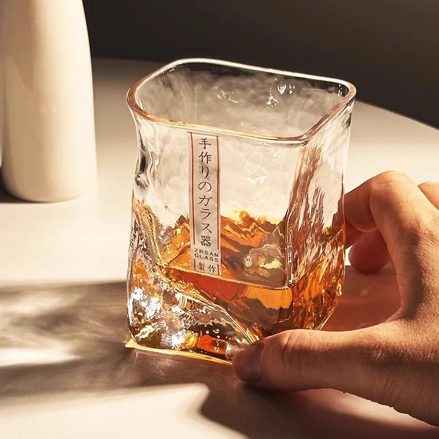 Verre Whisky Cristal Edo Kazazumi Design Japonais 255ml, Fabrication Artisanale – | Studio Nichijo Paris