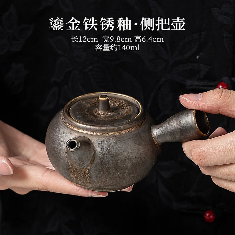 Théière Porcelaine Japonaise avec Infuseur et Filtre, Fabrication Artisanale – Hikari | Studio Nichijo Paris