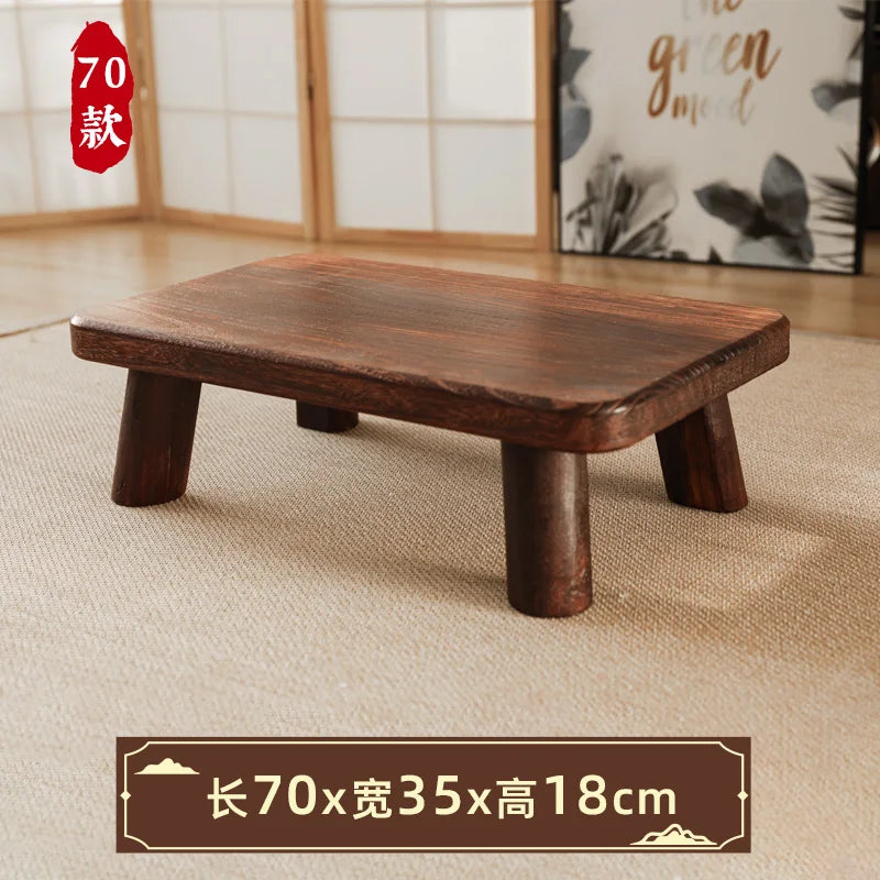 Table à Thé en Bois Massif – Style Zen Japonais – Mori | Studio Nichijo Paris