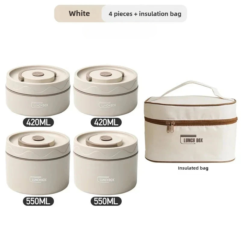 Lunch Box Isotherme Empilable 3 Étages Inox – Dan-Dan | Studio Nichijo Paris