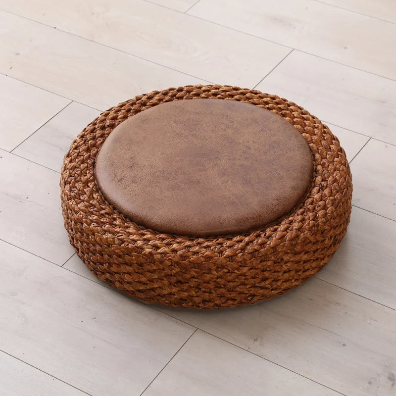 Coussin Sol Tatami Rotin - Wa – Zazen (Méditation) | Studio Nichijo Paris