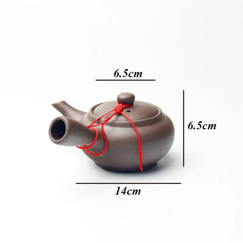 Théière Argile Violette Faite à la Main, Fabrication Artisanale – 175ml | Studio Nichijo Paris