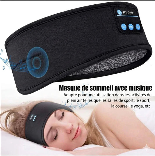 Bandeau Connecté Sommeil Bluetooth 5.0 – Masque Yeux & Écouteurs Intégrés | Collection Nemuri