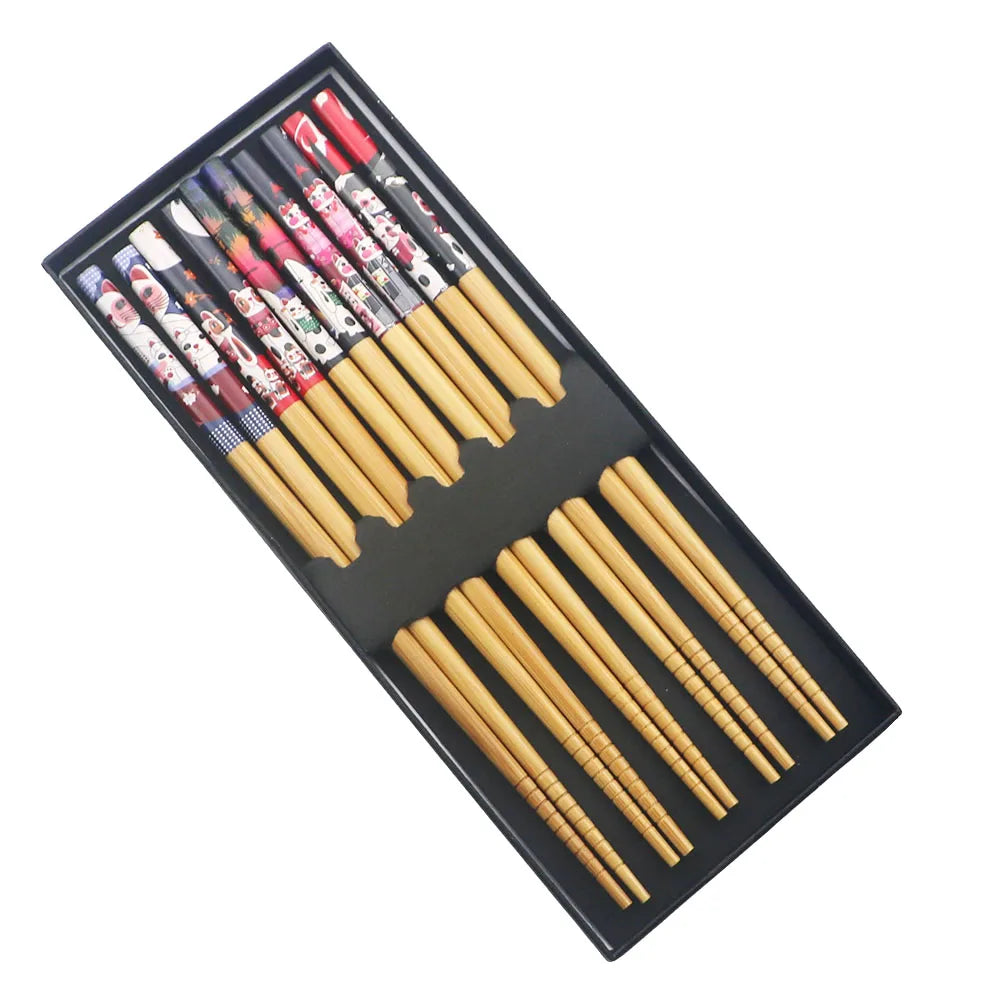 Baguettes Bambou Sushi Hashi Réutilisables Lot 5 Paires — Fabrication Artisanale – | Studio Nichijo Paris