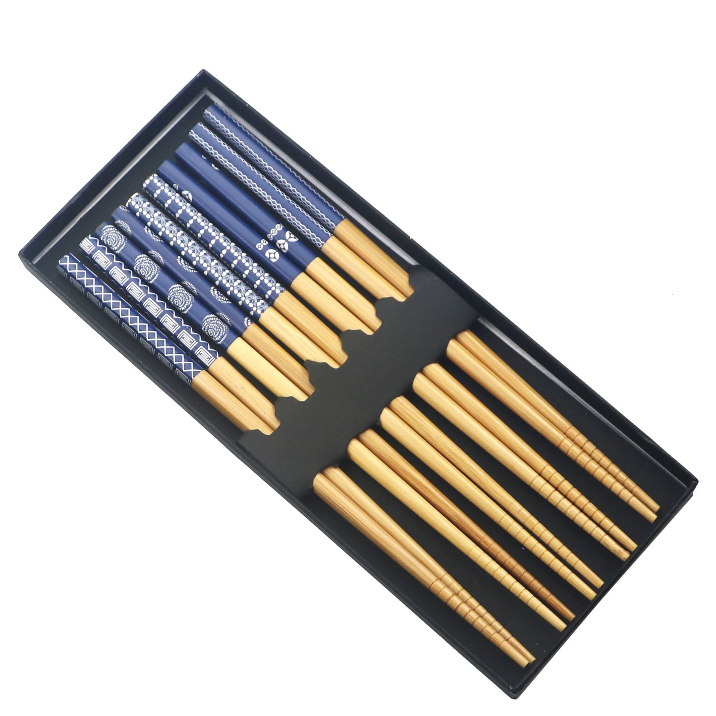 Baguettes Bois Bambou Réutilisables Lot 5 Paires — Fabrication Artisanale – | Studio Nichijo Paris