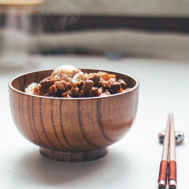 Filles à Soupe Miso Japonais en Bois, pour Dessert, Riz, Alimentation pour Bébé, Snack, diligence, Récipient Alimentaire, Ustensiles de Cuisine, 1 Pièce – | Studio Nichijo Paris