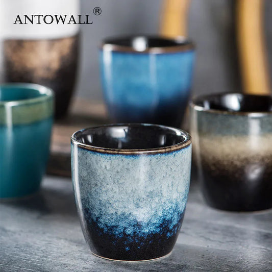 Tasse à Thé Céramique Japonaise Rétro — Fabrication Artisanale – | Studio Nichijo Paris