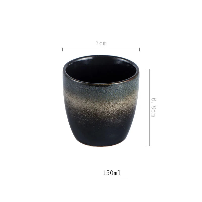 Tasse à Thé Céramique Japonaise Rétro — Fabrication Artisanale – Sabi | Studio Nichijo Paris