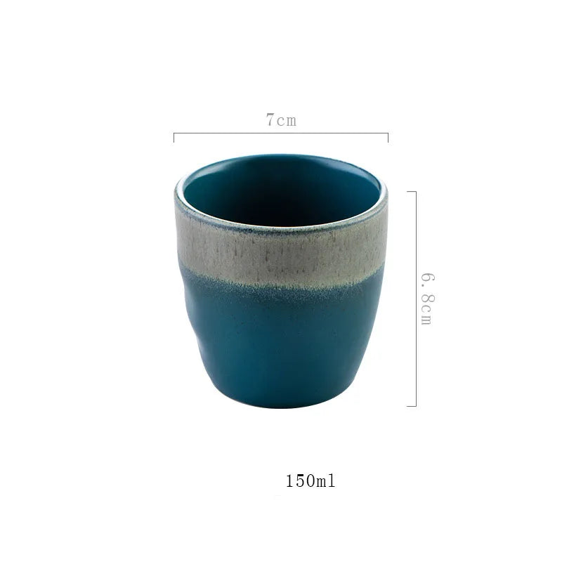Tasse à Thé Céramique Japonaise Rétro — Fabrication Artisanale – Shizuku | Studio Nichijo Paris