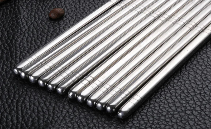 Baguettes Bois Bambou Réutilisables Lot 5 Paires — Fabrication Artisanale – | Studio Nichijo Paris