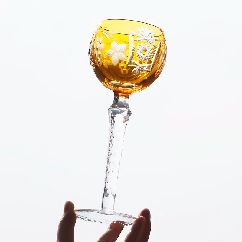 Verre Whisky Cristal Sculpté Japonais Collection Cadeau — Fabrication Artisanale – | Studio Nichijo Paris