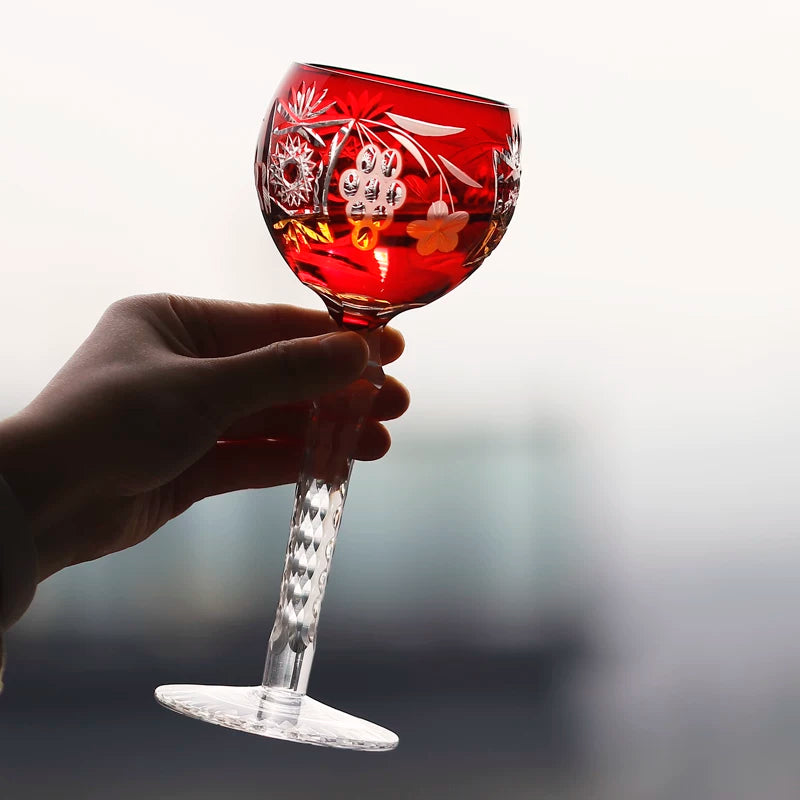 Verre Whisky Cristal Sculpté Japonais Collection Cadeau — Fabrication Artisanale – | Studio Nichijo Paris