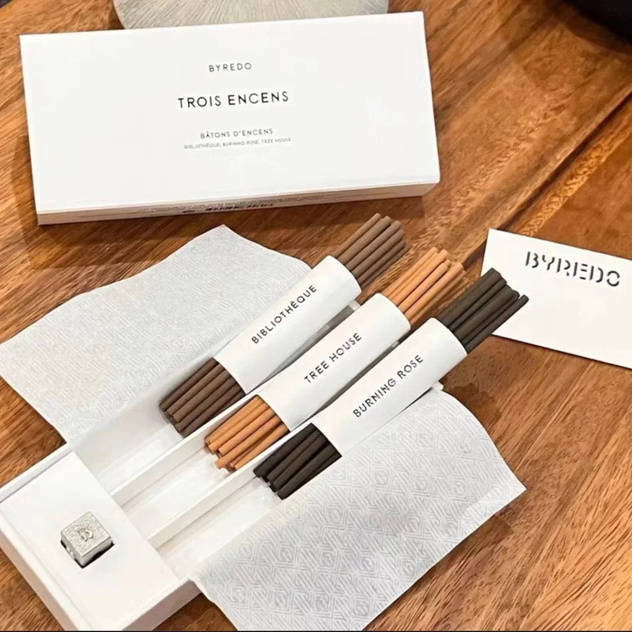 Coffret Encens Bibliothèque Rose - Kaori – | Studio Nichijo Paris