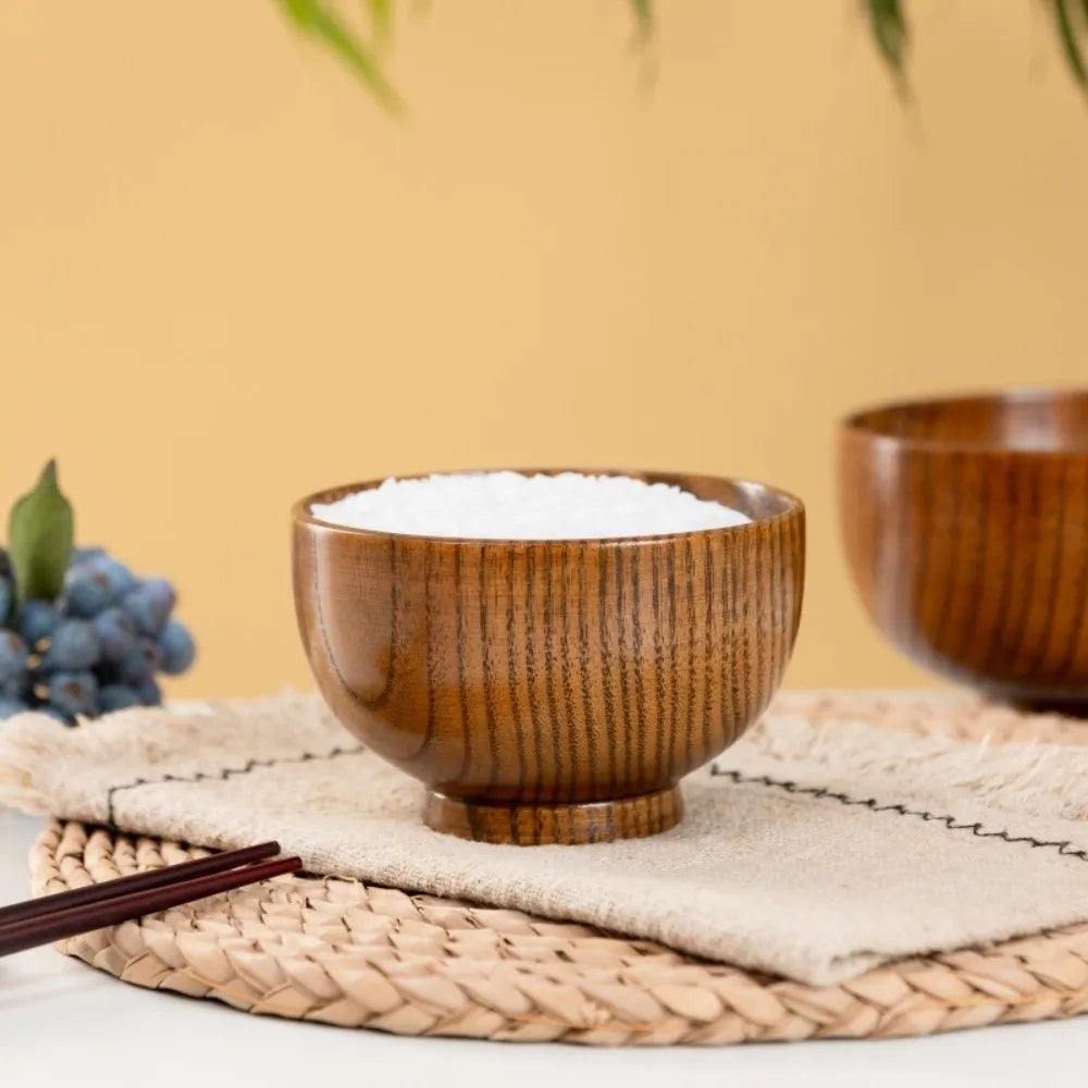 Bol Bois Fait Main Soupe Salade Vaisselle 12 Tailles — Fabrication Artisanale – | Studio Nichijo Paris
