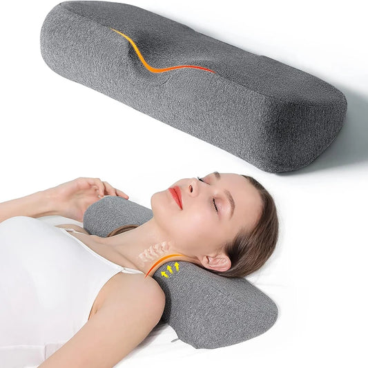 Oreiller cervical ergonomique à mémoire de forme