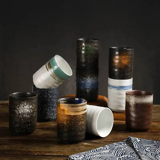 Tasse à Thé Céramique Japonaise – Dessinée à la Main Sudio Nichijo Paris