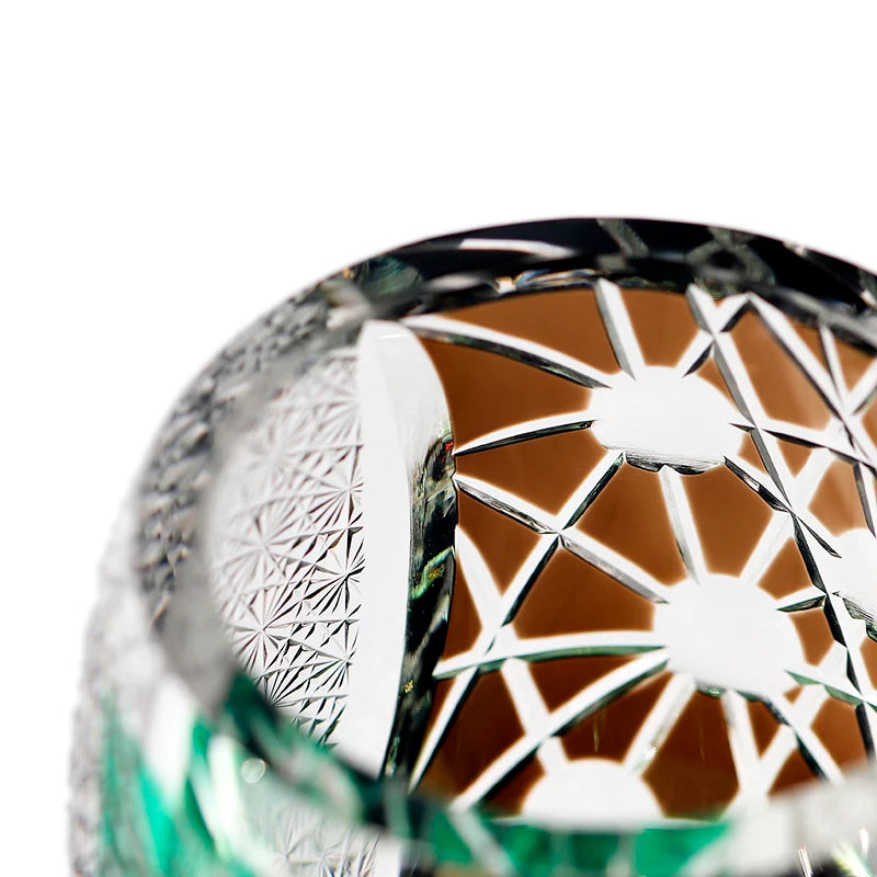 Verre Whisky Cristal Japonais Luxe Rétro — Fabrication Artisanale – | Studio Nichijo Paris