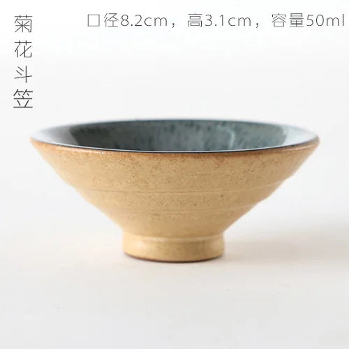 Tasse à Thé en Verre Borosilicaté, Céladon Yue Kiln — Fabrication Artisanale, Service Kung Fu – Ki | Studio Nichijo Paris