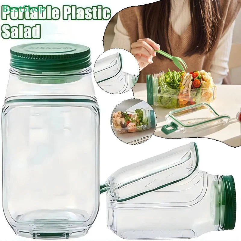 Pot Stockage Salade Verre Hermétique Portable – | Studio Nichijo Paris