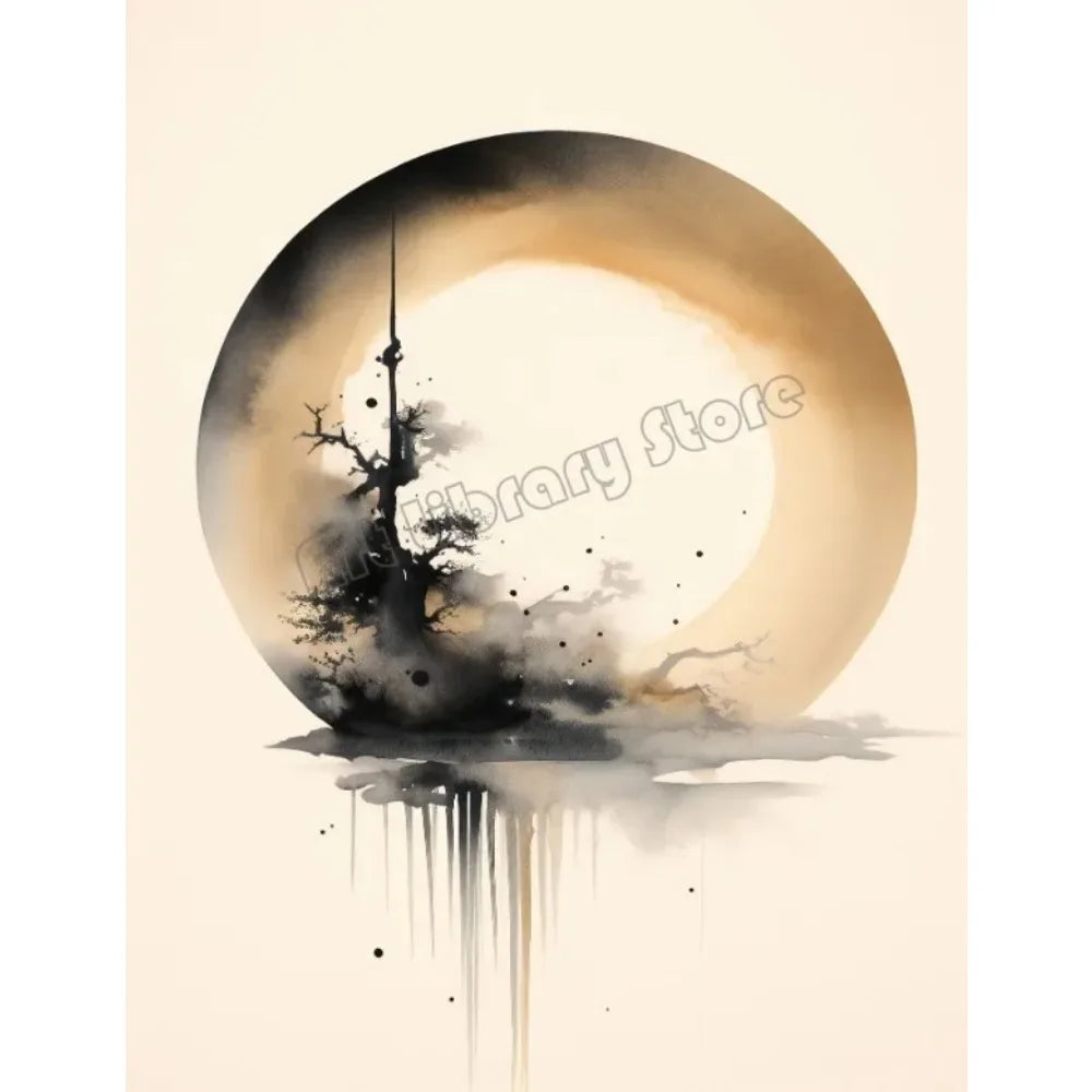 Poster Zen & Nature – Art Mural Japonais – Mugen | Studio Nichijo Paris