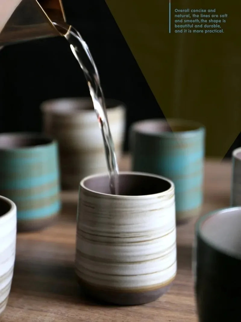 Tasse à Thé Poterie Raku – Glaçage Four – Fabrication Artisanale – | Studio Nichijo Paris