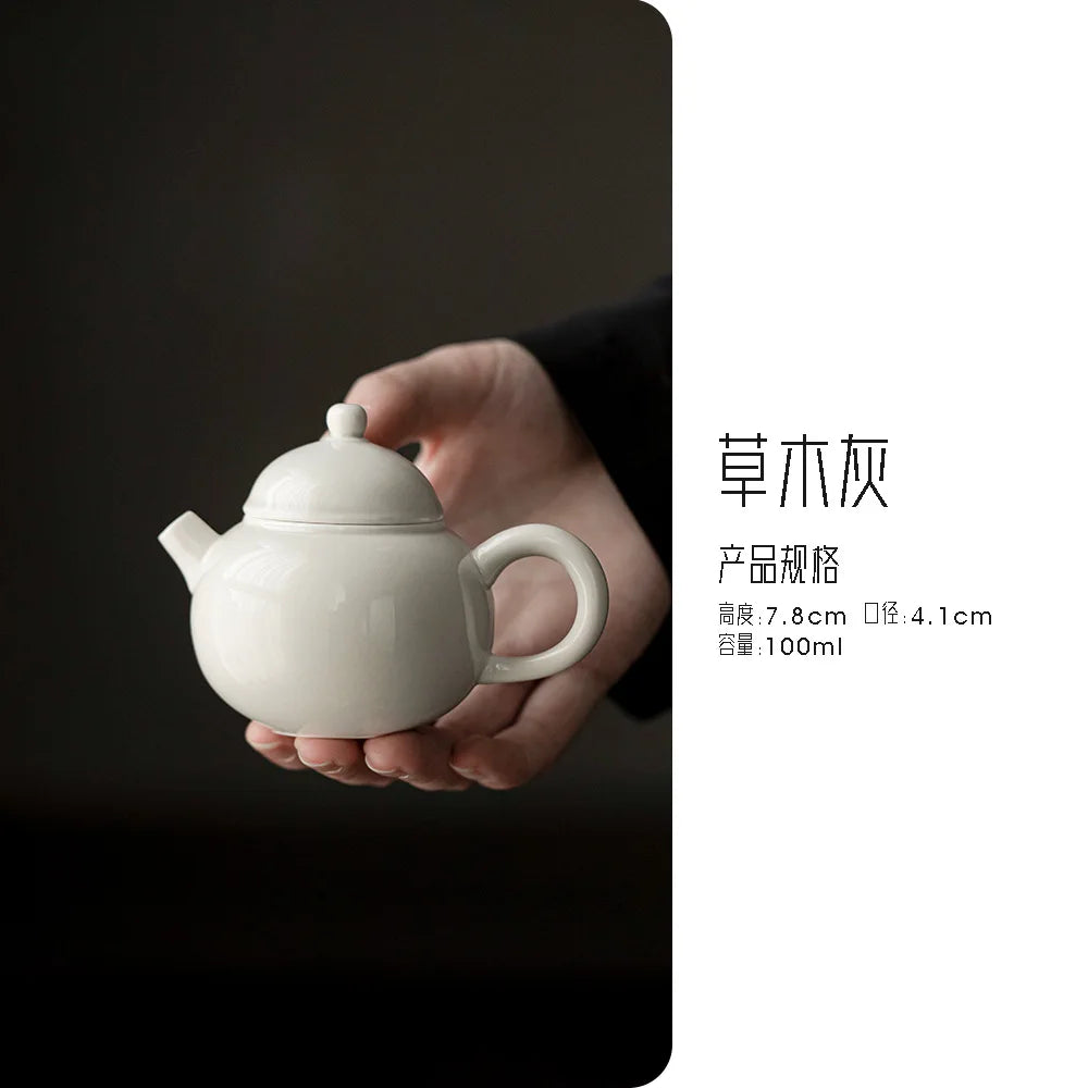 Théière japonaise agaçante en bois d'ange, théière à trous de boule faite à la main, théière chinoise, bouilloire Cha, accessoires de cérémonie de thé, cadeau, 100ml – 7.8X4.1CM 100ML | Studio Nichijo Paris