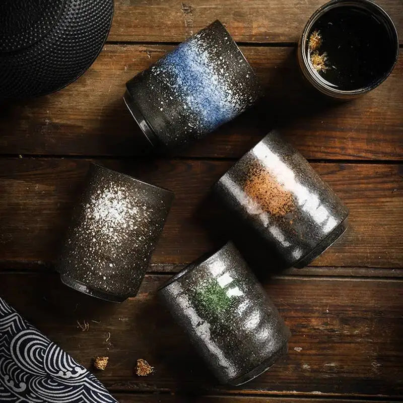 Tasse à Thé Céramique Dessinée à la Main – | Studio Nichijo Paris