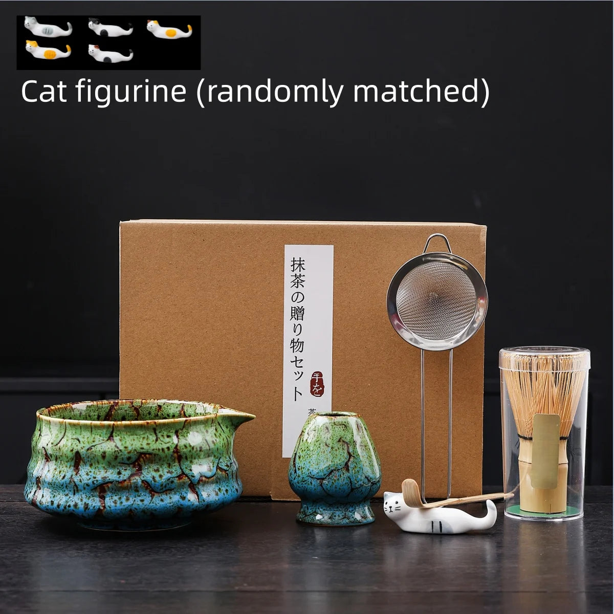 Coffret Matcha en Céramique – Bol & Fouet Bambou – Fabrication Artisanale – | Studio Nichijo Paris