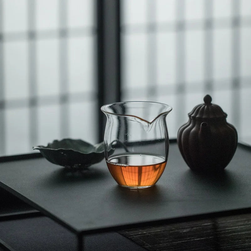 Pichet Thé Verre Cristal Kung Fu Chahai Japonais 200 ml — Fabrication Artisanale – | Studio Nichijo Paris