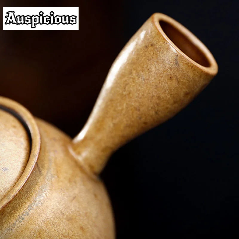 Théière en Grès à Poignée Latérale — Fabrication Artisanale, Cérémonie du Thé – | Studio Nichijo Paris