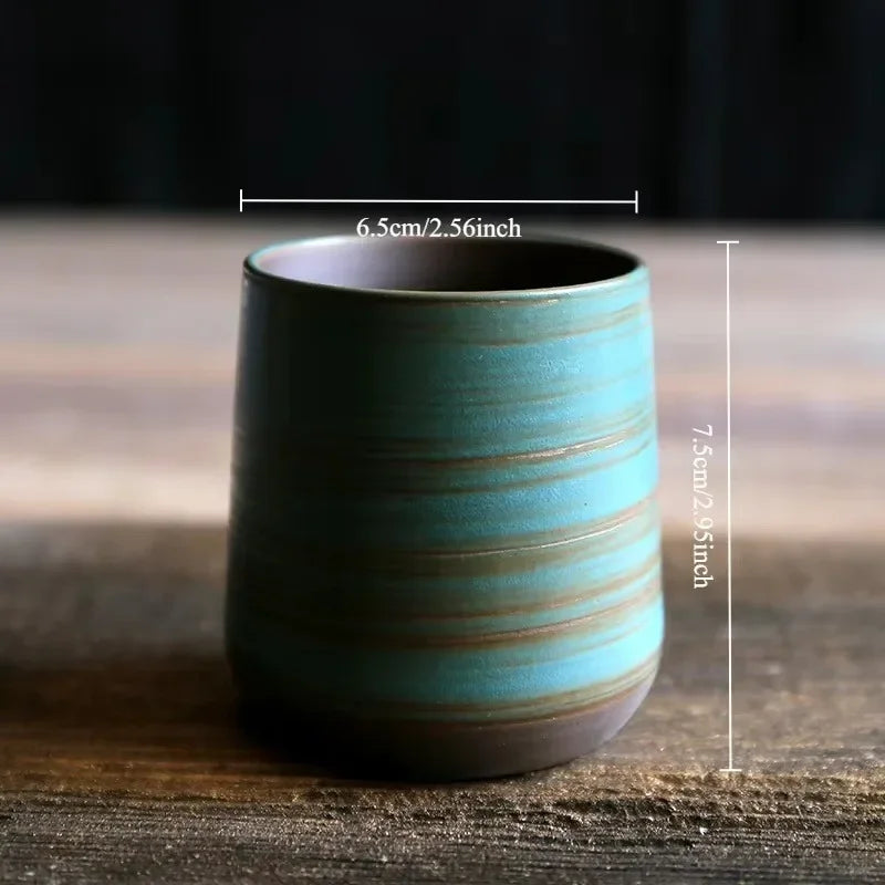 Tasse à Thé Poterie Raku – Glaçage Four – Fabrication Artisanale – | Studio Nichijo Paris