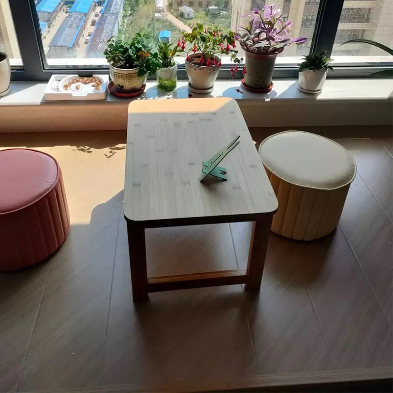Table Pliante en Bois – Tatami & Bureau – Fabrication Artisanale – | Studio Nichijo Paris