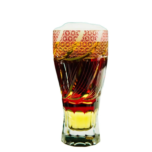 Verre Cristal Japonais Grande Valeur Bière Artisanale — Fabrication Artisanale – | Studio Nichijo Paris