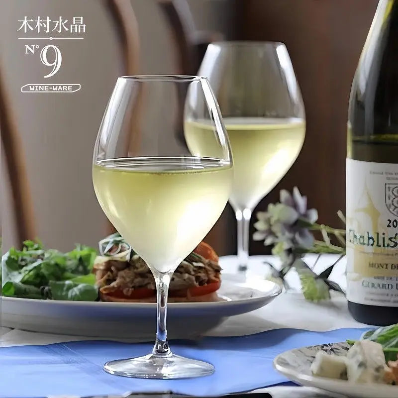 Verre Vin Cristal Ultra-Fin Japonais Kimura Tulipe — Fabrication Artisanale – | Studio Nichijo Paris