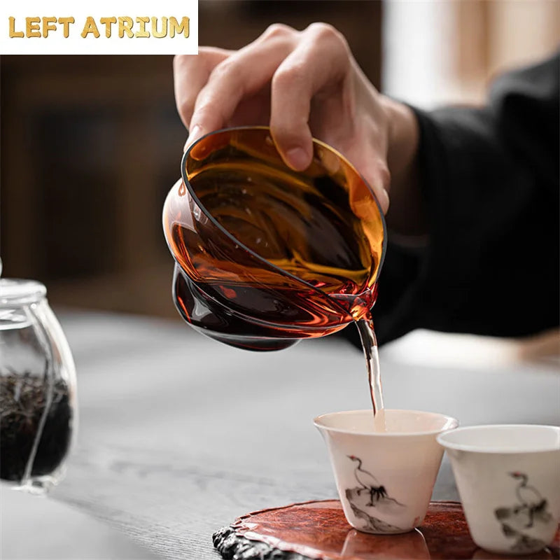 Pichet à Thé Verre Japonais Résistant Chaleur Cha Hai 200 ml — Fabrication Artisanale – | Studio Nichijo Paris