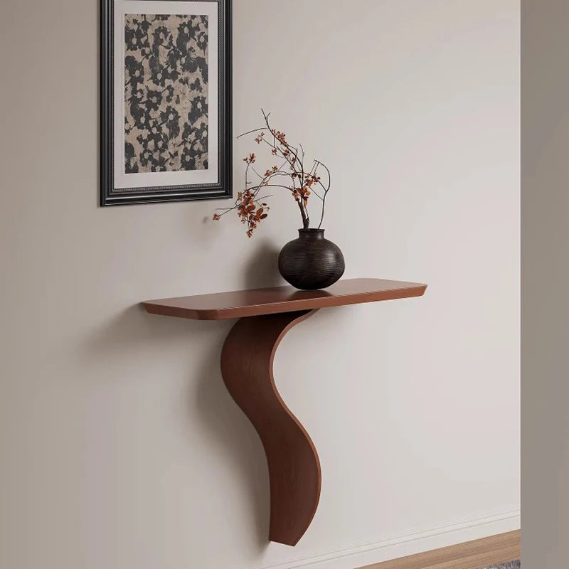 Table Console Wabi-Sabi Incurvée – Design Élégant pour Couloir & Entrée – | Studio Nichijo Paris