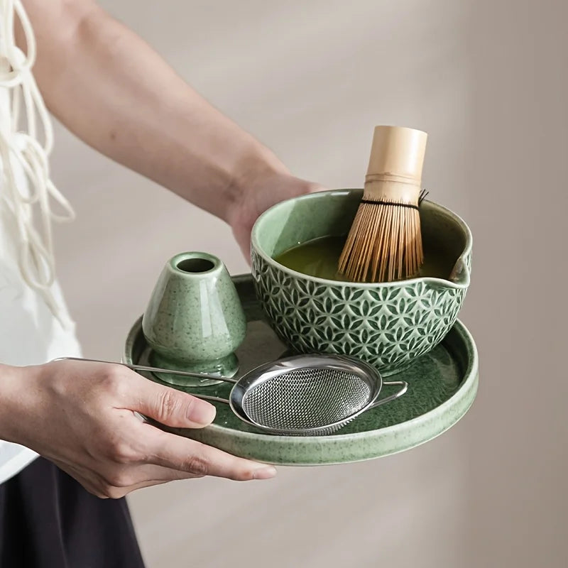 Coffret Cérémonie du Thé Matcha en Céramique – Fabrication Artisanale – | Studio Nichijo Paris