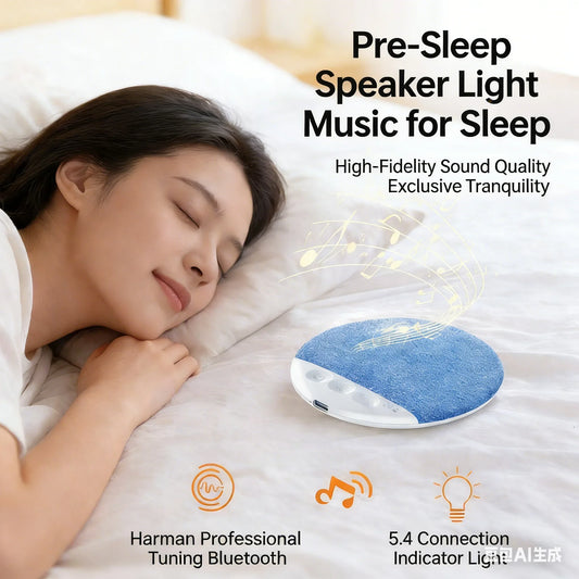 Haut-parleur Oreiller Bluetooth - Aide au Sommeil & Relaxation