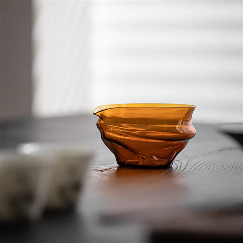 Pichet à Thé Verre Japonais Résistant Chaleur Cha Hai 200 ml — Fabrication Artisanale – | Studio Nichijo Paris