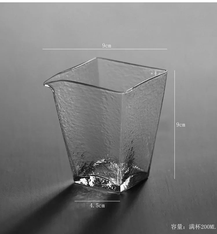 Tasse à Thé en Verre Soufflé – Résistante à la Chaleur – Fabrication Artisanale – | Studio Nichijo Paris
