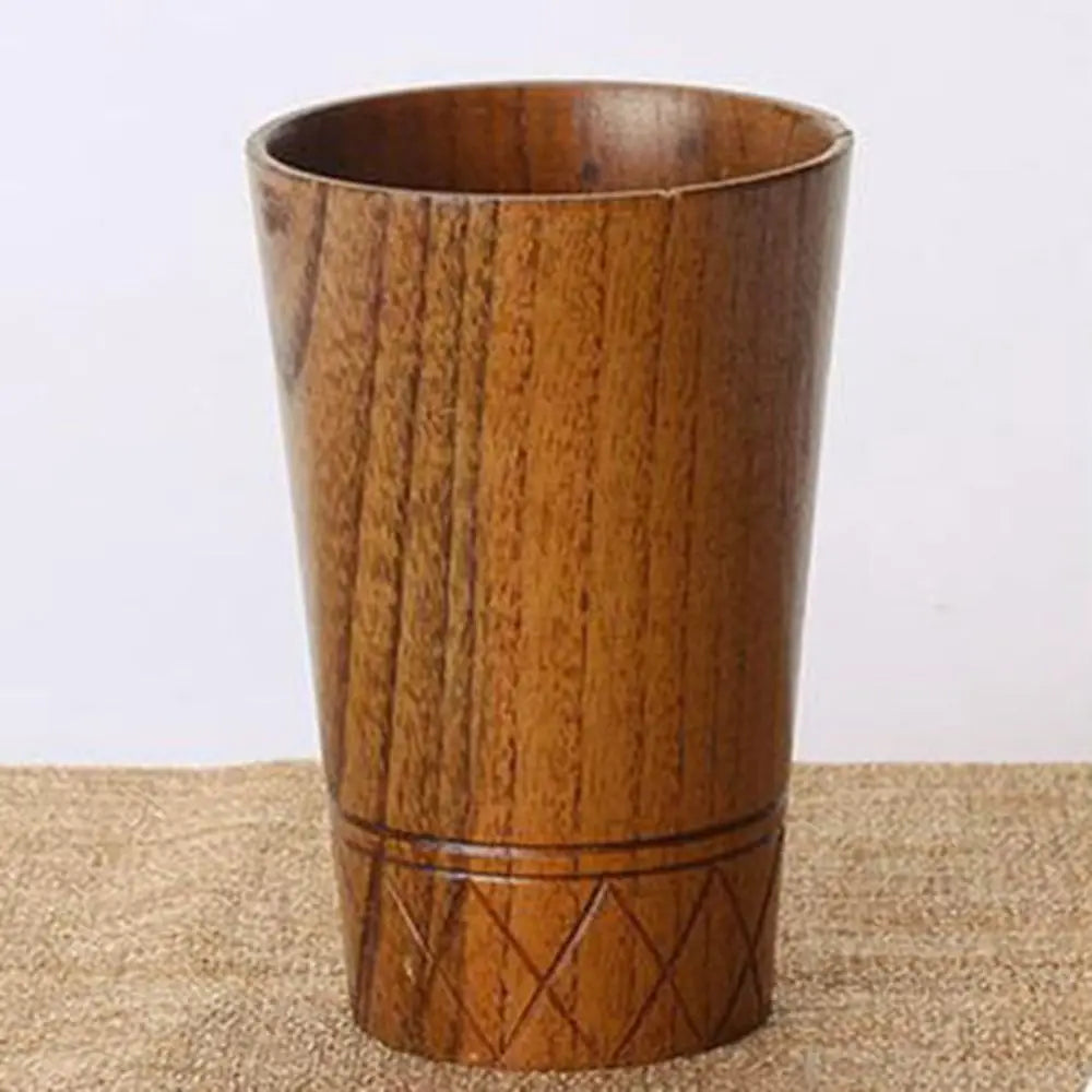 Tasses à thé en bois de style japonais anti-brûlure, faites à la main, anti-chute, rétro, pour café, fournitures de bar – | Studio Nichijo Paris
