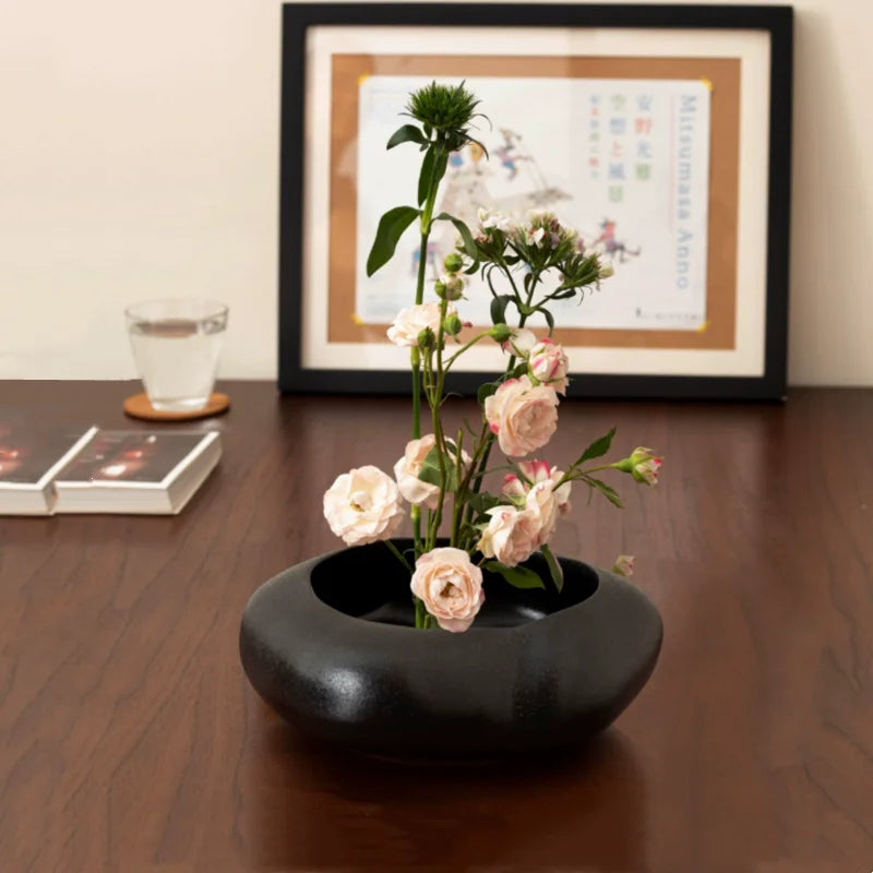 Vase Céramique – Pot Fleurs & Terrarium – Fabrication Artisanale – | Studio Nichijo Paris