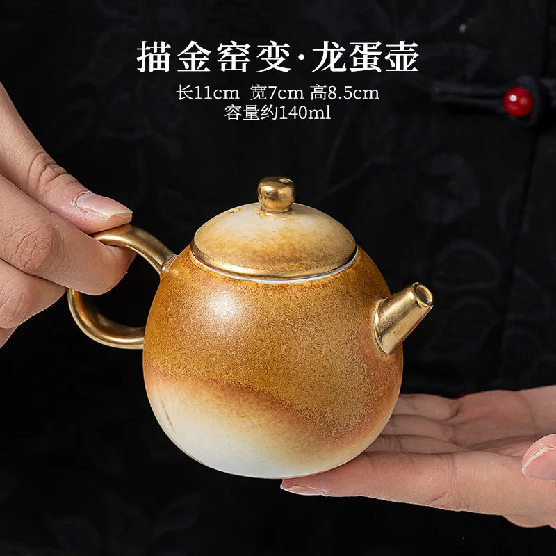 Théière Porcelaine Japonaise avec Infuseur et Filtre, Fabrication Artisanale – Sabi | Studio Nichijo Paris