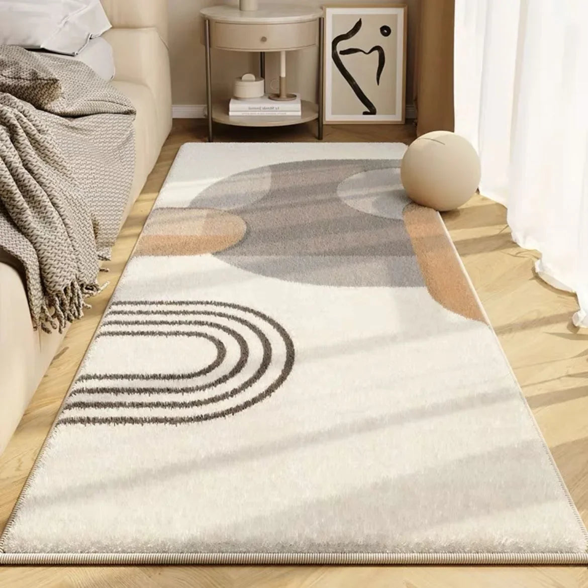 Tapis Japonais Antidérapant en Polyester – Collection Kagu & Hikari – Nagare | Studio Nichijo Paris