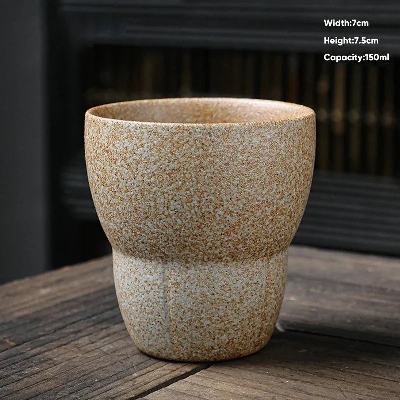 Tasse Expresso Poterie Japonaise Minimaliste 150ml, Fabrication Artisanale – Shizuku | Studio Nichijo Paris