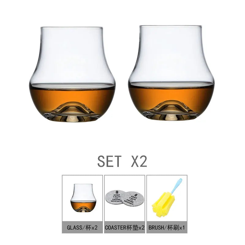 Verre Cristal Dégustation XO Brandy Japonais — Fabrication Artisanale – 2 verres Cristal | Studio Nichijo Paris