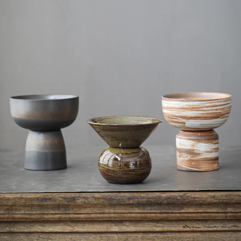 Plateau à Thé & Fruits en Céramique – Fabrication Artisanale – | Studio Nichijo Paris