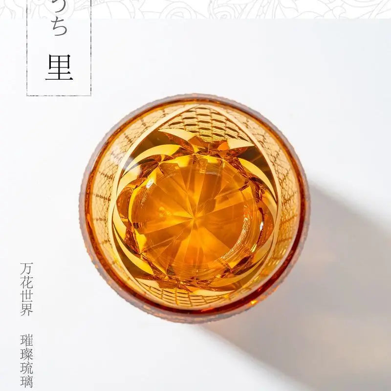 Verre Cristal Edo Taillé à la Main Luxe — Fabrication Artisanale – | Studio Nichijo Paris