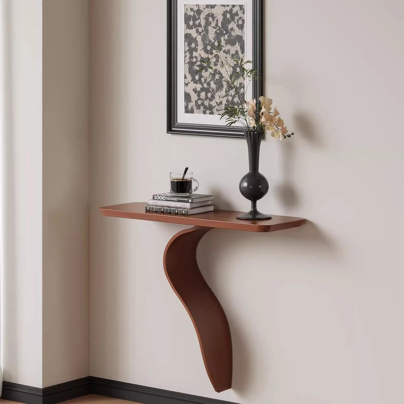 Table Console Wabi-Sabi Incurvée – Design Élégant pour Couloir & Entrée – | Studio Nichijo Paris
