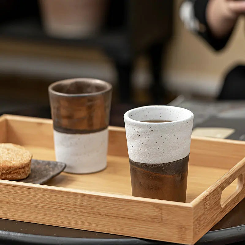 Mug Grès Glaçure Rouille de Fer Japonaise 250ml, Fabrication Artisanale – | Studio Nichijo Paris